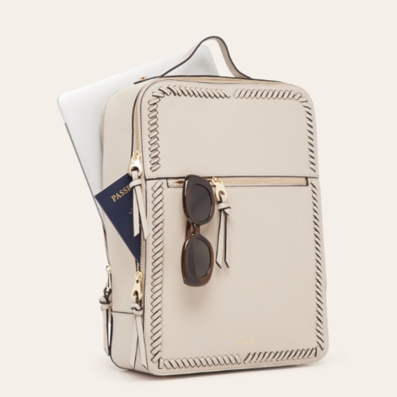 Free People Handbags - CALPAK Kayla Laptop Backpack • Stone